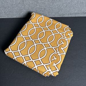 Waverly Inspirations Cotton Fabric Ogee Gold Brown Cream 3 Yards 45”